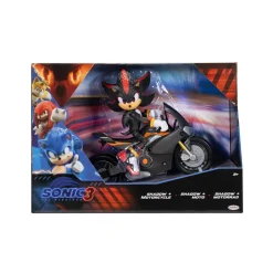 Sonic 3 movie personaggio di shadow 13 cm con motocicletta – dettagli realistici> Action Figures
