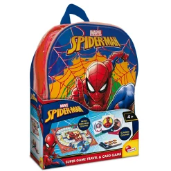 LISCIANI Spider-man super game travel & card game – zaino con gioco da tavolo e carte> Giochi Di Società Per Bambini