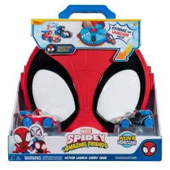 SPIDEY valigetta lancia veicoli con due veicoli die cast> Macchinine Bambini