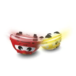 ZIG ZAG Spinning top set con anello e cono – gira e impila fino a 5 volte – singolo e assortito><noscript><img width=