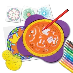 Spirogiro mandala, quercetti, giochi creativi, 4 – 12 anni> Kit Artistici E Pittura
