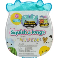 SQUISHMALLOWS Squish a longs surprise pack 2 personaggi e accessori nuovi personaggi 2025 – assortito> Mini Dolls