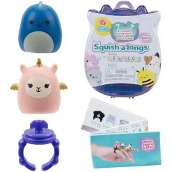 SQUISHMALLOWS mini sorpresa pack – 2 personaggi, anello e accessori collezionabili> Mini Dolls