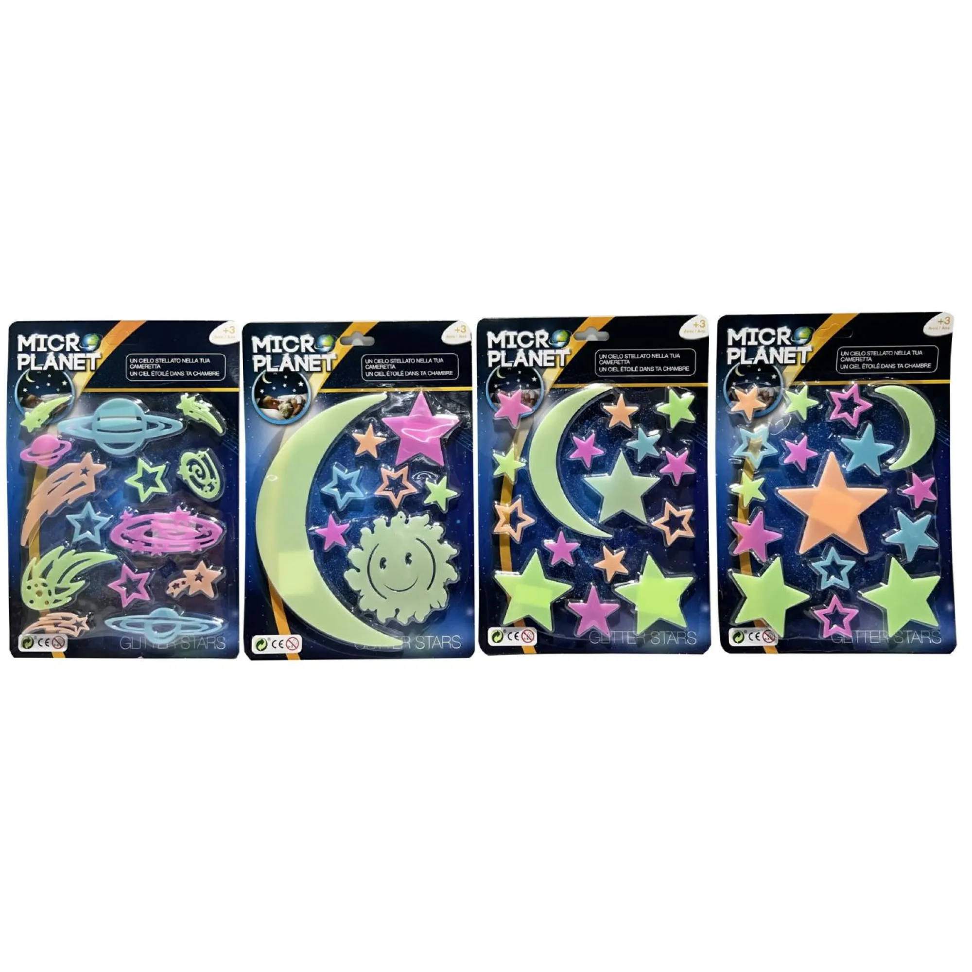 MICRO PLANET Stelle – pianeti luminosi – modelli luminosi assortiti> Giochi Scientifici