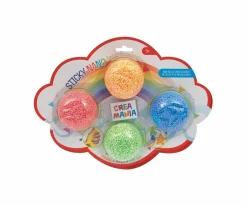 CREA MANIA Sticky nano – sfere da modellare 4pcs> Plastilina E Pasta Modellabile