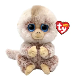 TY Stubby la scimmietta con gli occhioni azzurri glitter, i coccolosi animaletti di peluche con il pancino morbido originali – 20 cm – t41036> Peluche Tradizionali
