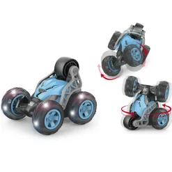 MOTOR & CO. Stunt car 5w assortita – auto acrobazie con 5 ruote e luci – frequenza 2.4ghz – motor & co> Macchinine Telecomandate