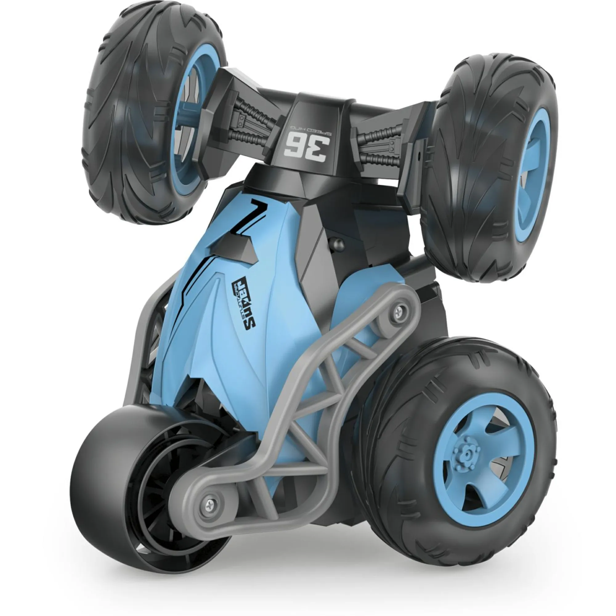 MOTOR & CO. Stunt car 5w assortita – auto acrobazie con 5 ruote e luci – frequenza 2.4ghz – motor & co> Macchinine Telecomandate