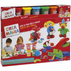 CREA MANIA Super set creativo> Plastilina E Pasta Modellabile