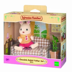 SYLVANIAN FAMILIES – papà coniglio cioccolato e divano> Mini Dolls