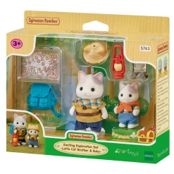 SYLVANIAN FAMILY Sylvanian families – vacanze – set esplorazione fratello e bebè gatto latte> Mini Dolls