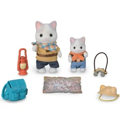 SYLVANIAN FAMILY Sylvanian families – vacanze – set esplorazione fratello e bebè gatto latte> Mini Dolls