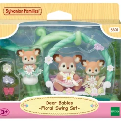 SYLVANIAN FAMILY Sylvanian families bebè cervo altalena floreale – personaggi collezionabili> Mini Dolls