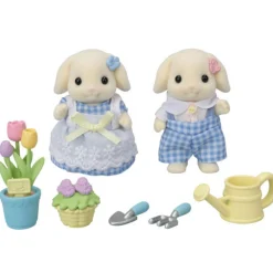 SYLVANIAN FAMILY Sylvanian families fratello e sorella coniglio flora – personaggi> Mini Dolls