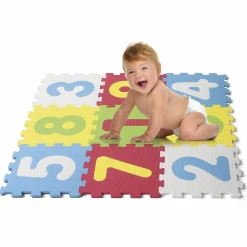 BABY SMILE Tappeto puzzle numeri 9pz><noscript><img width=