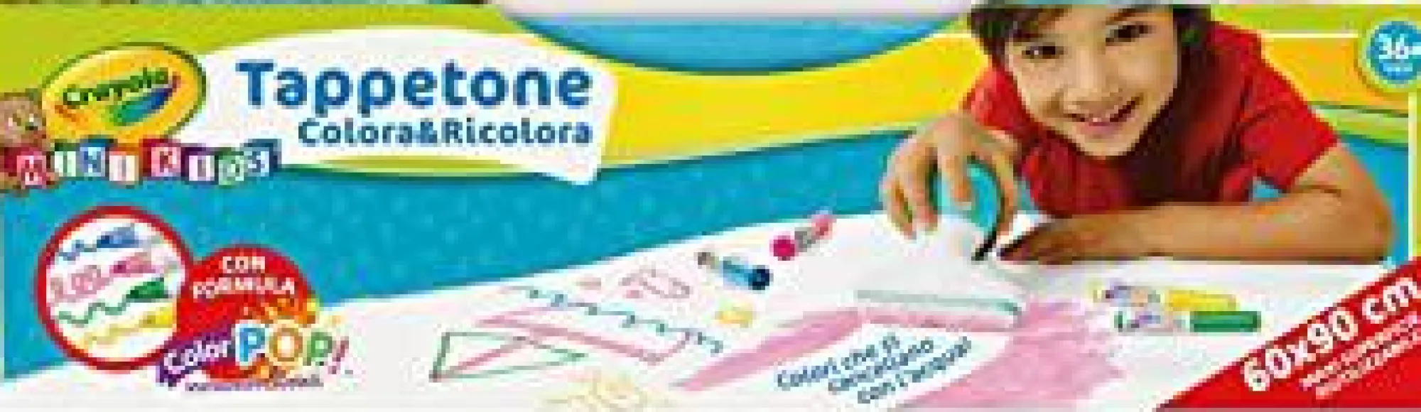 CRAYOLA Tappetone colora&ricolora> Kit Artistici E Pittura