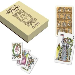 -- No Brand -- Tarocco indovino 78 carte – mazzo di tarocchi made in italy per lettura profonda – 14+ – colore beige> Giochi Di Carte