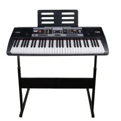 Tastiera 61 tasti con gambe in legno integrate, 100 ritmi e record system – music star> Giochi Da Tavolo Per Adulti E Carte Collezionabili|Giochi E Strumenti Musicali