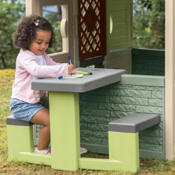 SMOBY Tavolo da picnic per casette life – con panchine e spazio merenda><noscript><img width=