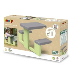SMOBY Tavolo da picnic per casette life – con panchine e spazio merenda><noscript><img width=