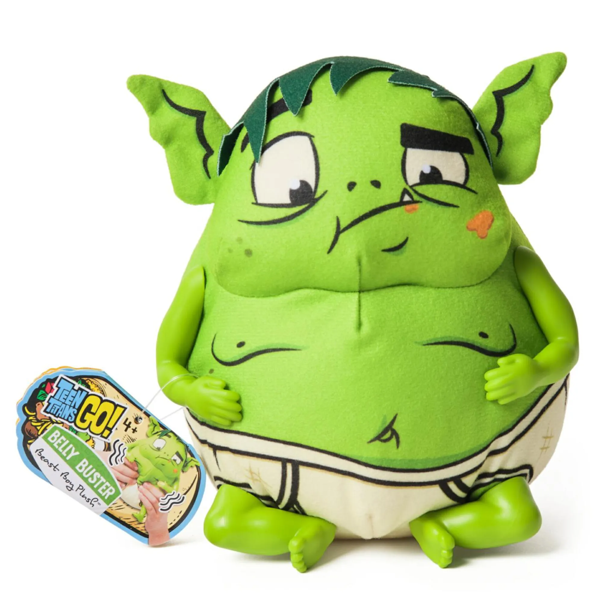 TEEN TITANS GO ! belly buster beast boy plush – peluche beast boy per bambini> Peluche Tradizionali