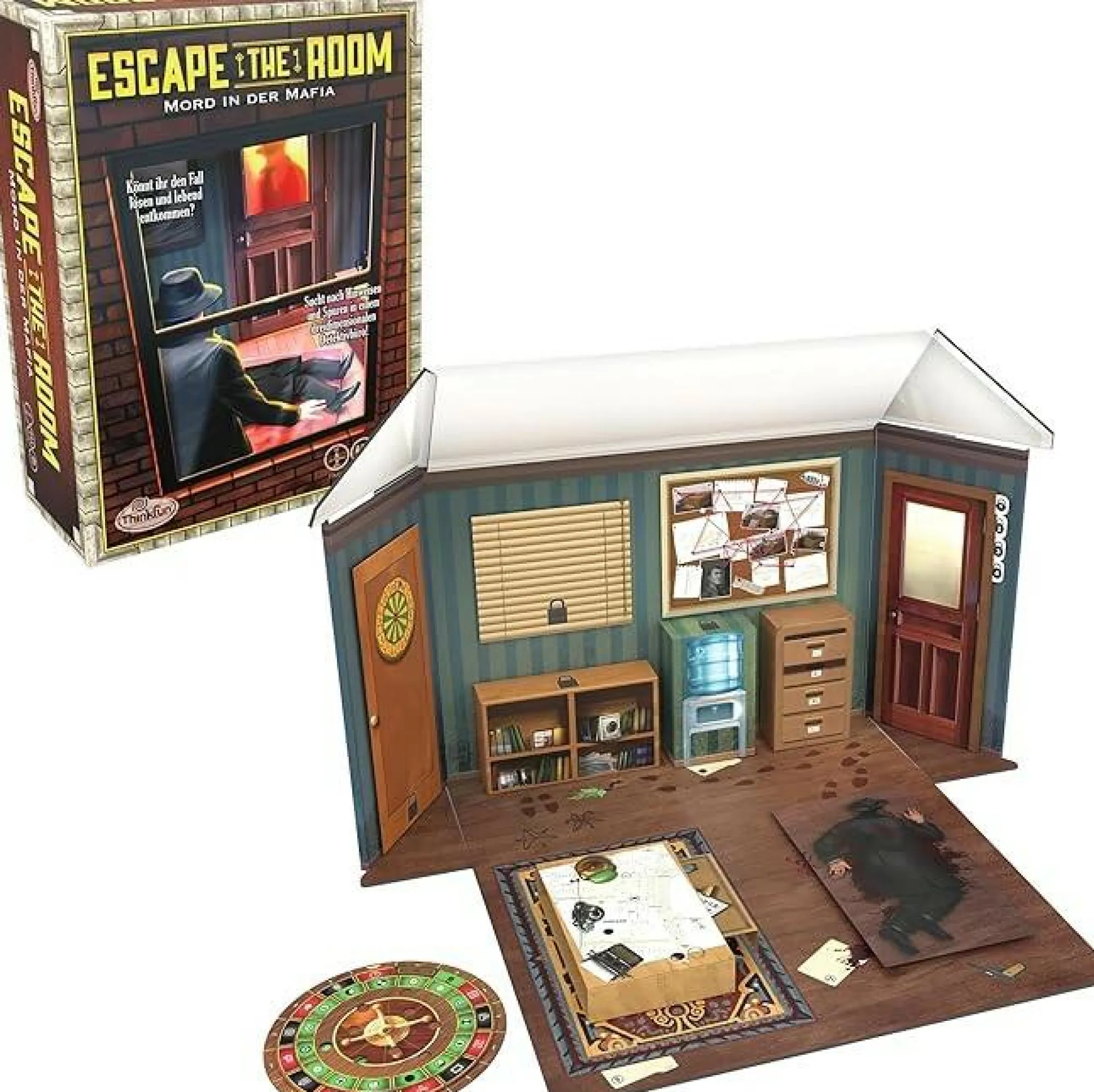 RAVENSBURGER Thinkfun – escape the room: omicidio di mafia, gioco di logica da tavolo per adulti, 13 giocatori, età 14+ anni> Giochi Da Tavolo Per Adulti E Carte Collezionabili|Giochi Escape Room Ed Enigmi