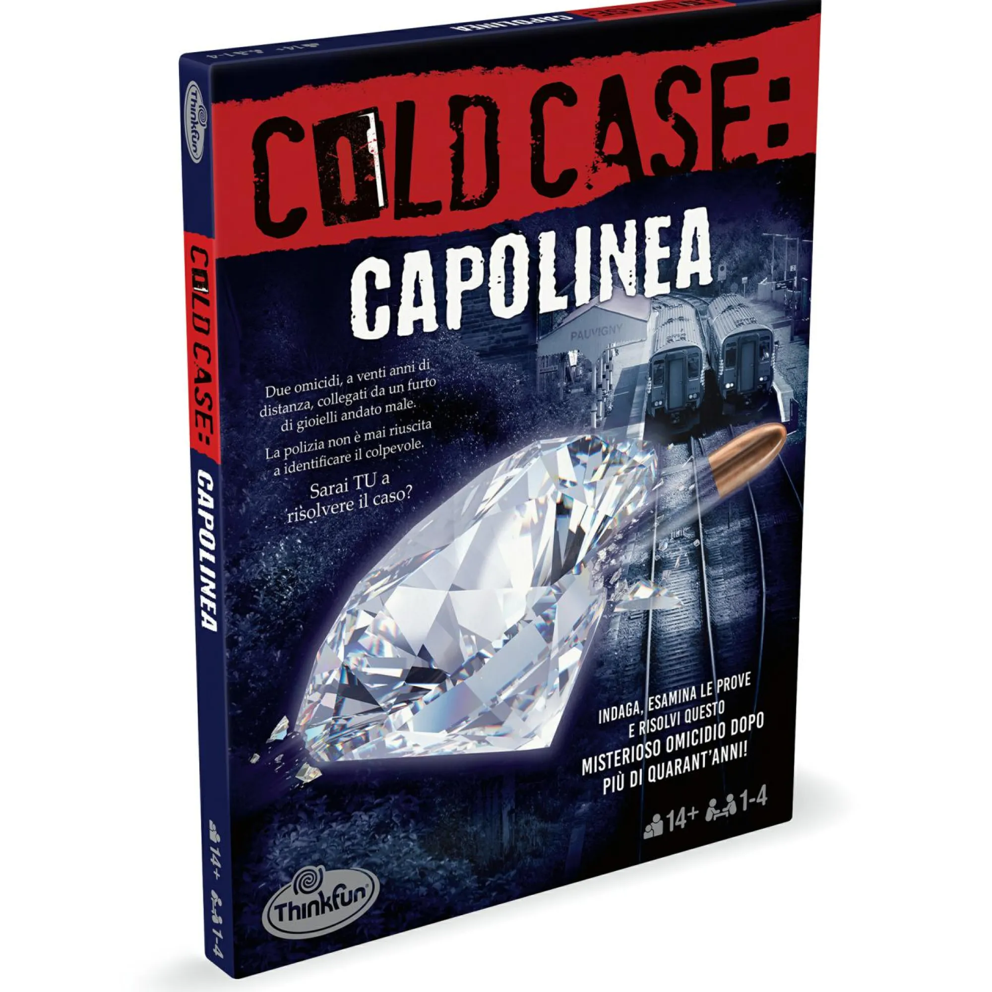 RAVENSBURGER Thinkfun cold case 4: escape room – capolinea – gioco investigativo 14+> Giochi Escape Room Ed Enigmi