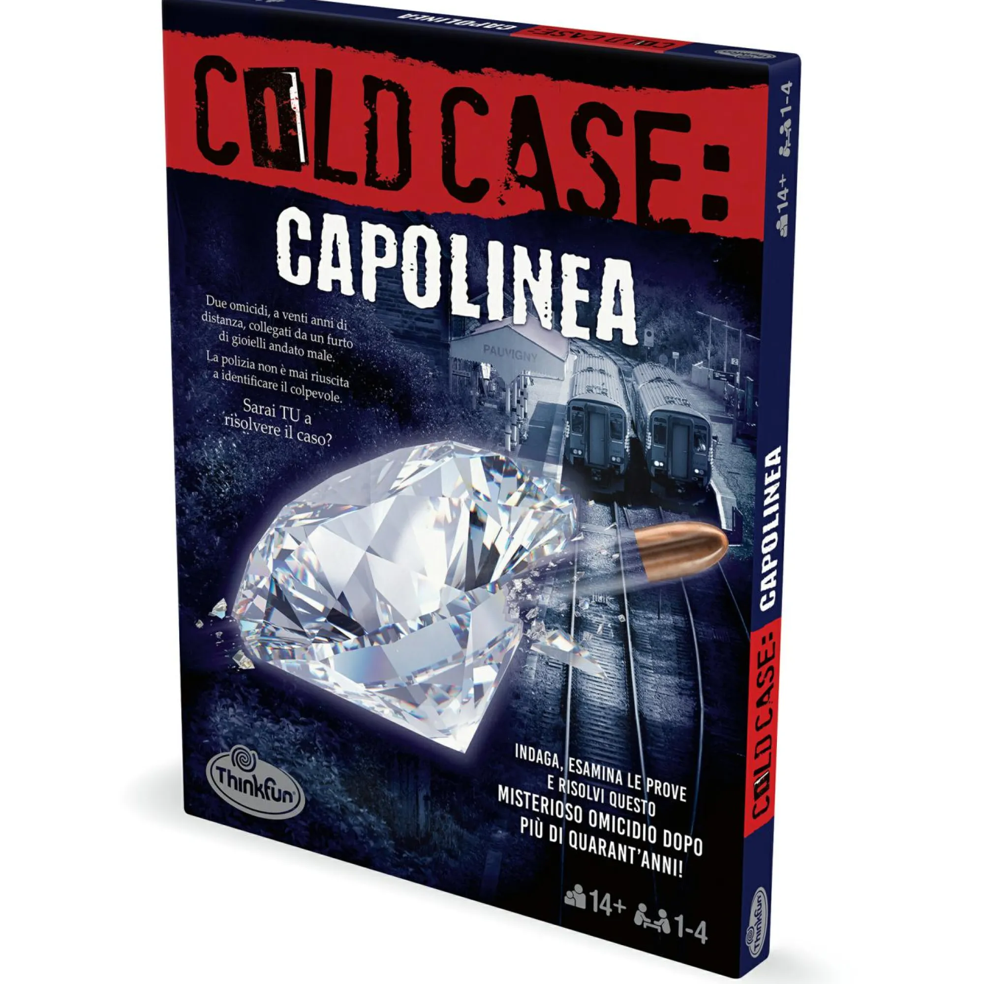 RAVENSBURGER Thinkfun cold case 4: escape room – capolinea – gioco investigativo 14+> Giochi Escape Room Ed Enigmi
