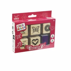 CREA MANIA Timbrini stamp kit> Kit Artistici E Pittura