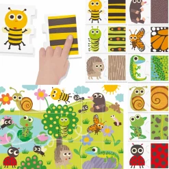 HEADU Tocca & osserva. tocca e scopri gli animali. montessori. 2-4 anni> Primi Apprendimenti