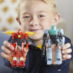 Transformers earthspark, cyber-combiner, action figure robot di twitch terrestre e robby malto><noscript><img width=