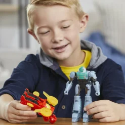 Transformers earthspark, cyber-combiner, action figure robot di twitch terrestre e robby malto><noscript><img width=