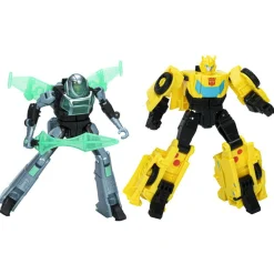 Transformers earthspark, cyber-combiner, action figure robot bumblebee e mo malto> Action Figures