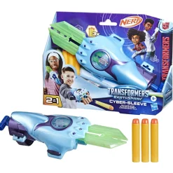 Transformers earthspark, cyber-sleeve, blaster da battaglia giocattolo> Action Figures