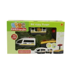 BABY SMILE Trenino radiocomandato con luci e suoni per bambini – rc city train –><noscript><img width=