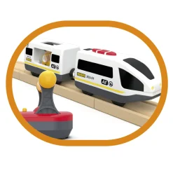 BABY SMILE Trenino radiocomandato con luci e suoni per bambini – rc city train –><noscript><img width=