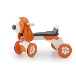 Trudi Triciclo in legno con schienale e ruote sterzanti -12m+> Cavalcabili E Primi Passi