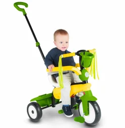 SUN&SPORT Triciclo 3in1 smartrike breeze, ideale da 15 a 36 mesi, sistema di guida touch steering, ammortizzatori brevettati per il massimo comfort – versione dinosauro> Tricicli E Balance Bikes