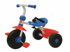 SUN&SPORT Triciclo regolabile con ruote libere e maniglione per bambini dai 10 mesi | cestino inclinabile, capote parasole e massimo di 20kg> Tricicli E Balance Bikes
