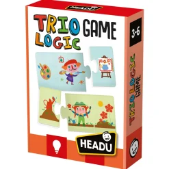 HEADU Trio logic game. osserva e trova le giuste relazioni.> Giochi Di Società Per Bambini