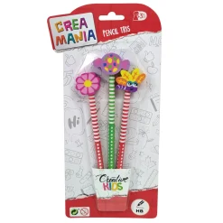 CREAMANIA Tris di matite assortito in diverse fantasie- crea mania><noscript><img width=