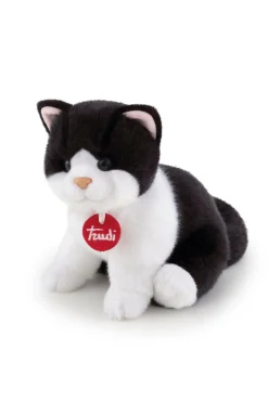 Trudi – gatto brad bianco e nero – taglia s> Peluche Tradizionali