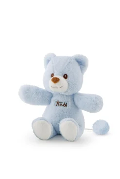 Trudi – orso carillon  cremino azzurro – taglia s> Peluche Tradizionali