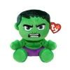 TY – collezione marvel, hulk, tutti i tuoi eroi preferiti in versione floppy, morbido peluche da collezionare- 20 cm> Peluche Tradizionali