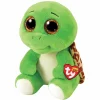 TY – peluche – beanie boos – tartaruga – turbo – verde – peluche con occhioni glitter dorati – il morbido peluche con gli occhi grandi scintillanti – 15 cm – 36392> Peluche Tradizionali