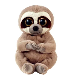 TY beanie bellies – bradipo – silas – marrone – pupazzo bradipo con occhioni dorati glitter – i peluche morbidi e coccolosi – 20 cm – 40545> Peluche Tradizionali
