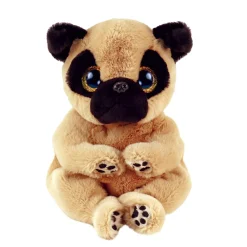 TY beanie bellies – cane carlino – izzy – marrone – cagnolino con occhioni dorati glitterati – i peluche morbidi e coccolosi – 20 cm – 40543> Peluche Tradizionali