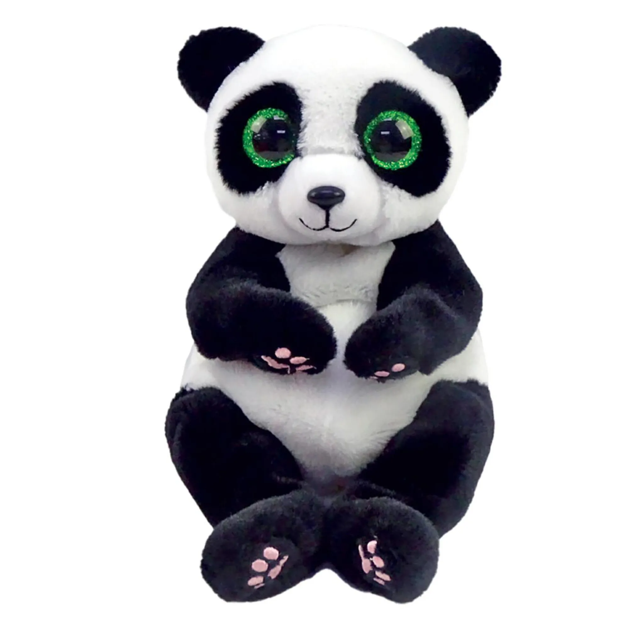TY beanie bellies – panda – ying – bianco e nero – occhi verdi grandi e glitter – i peluche morbidi e coccolosi – 20 cm – 40542> Peluche Tradizionali