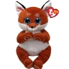 TY beanie bellies – witt la volpe con occhioni azzurri glitter, i peluche col pancino morbidi e coccolosi 30 cm – t43214> Peluche Tradizionali