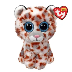 TY beanie boos – coco il leopardo con occhi azzurri grandi e glitter, il peluche con gli occhi grandi scintillanti – 15 cm – t37363> Peluche Tradizionali